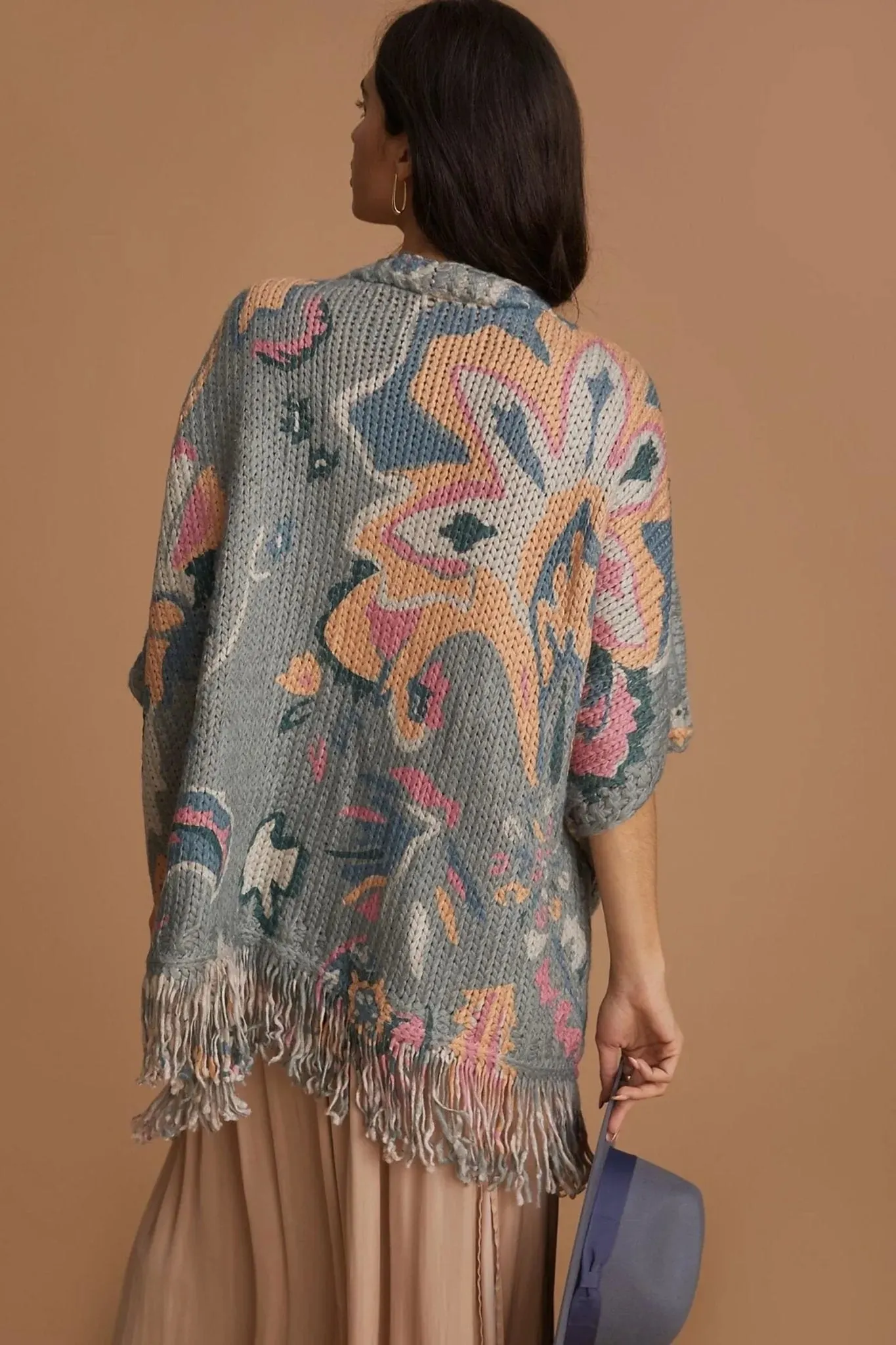 Knit Tassel Kimono sold by SAACHI product image thumbnail 3