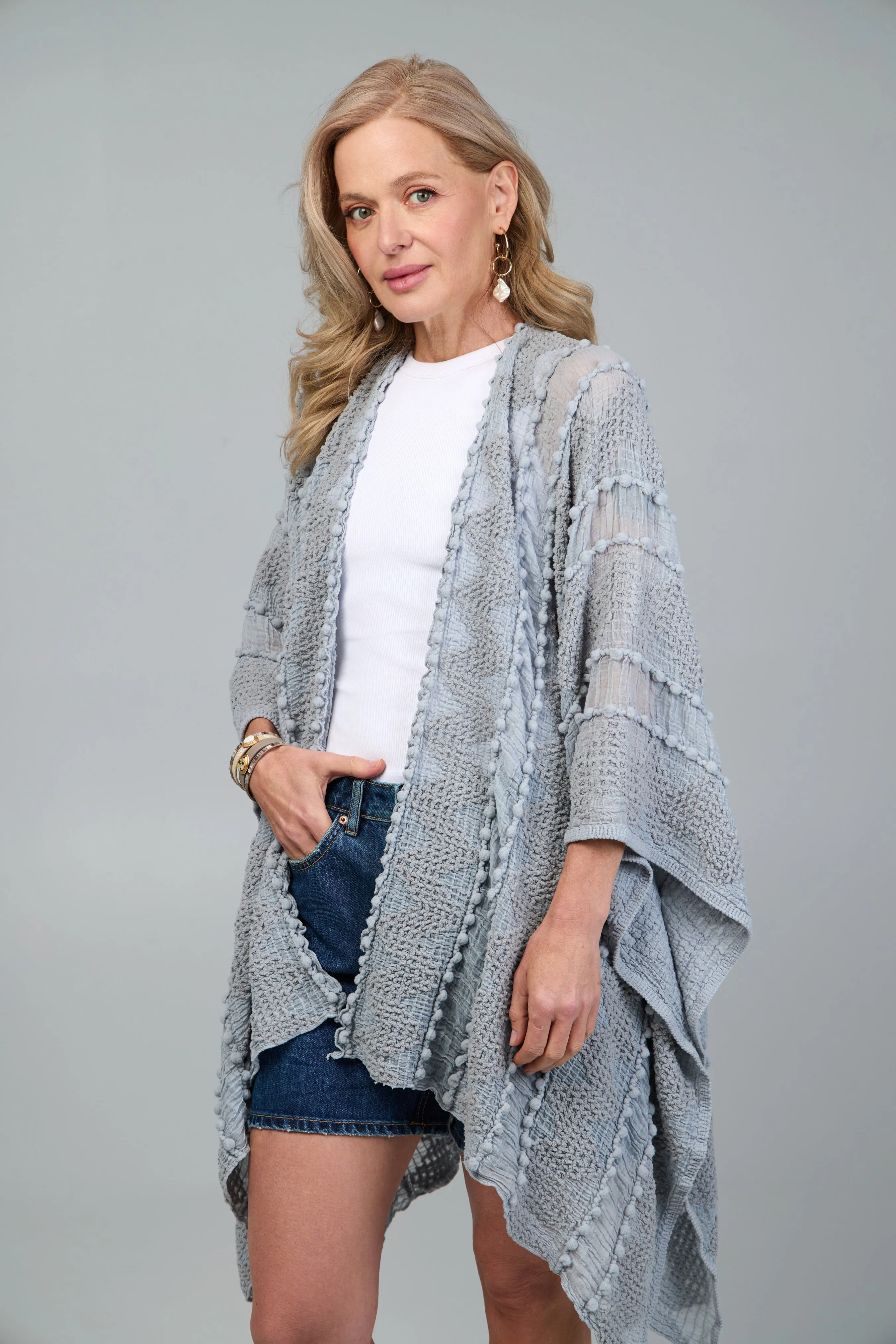 Bohemian Textured Kimono sold by SAACHI product image thumbnail 3