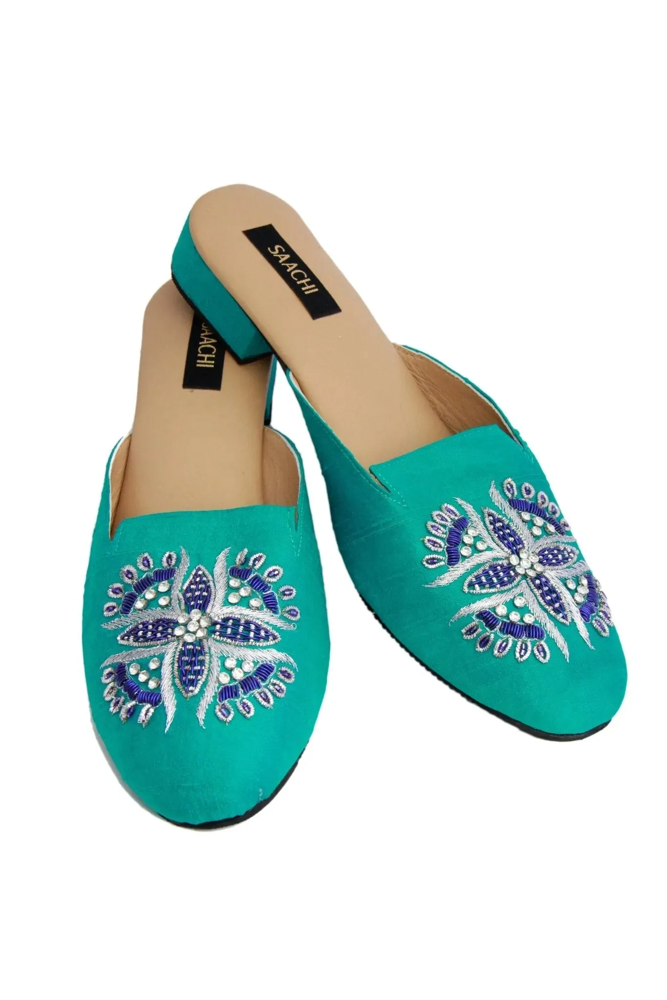 Peacock Embroidered Mule sold by SAACHI product image thumbnail 3