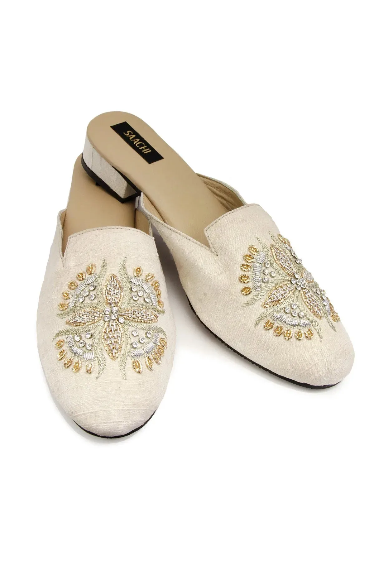 Peacock Embroidered Mule sold by SAACHI product image thumbnail 4