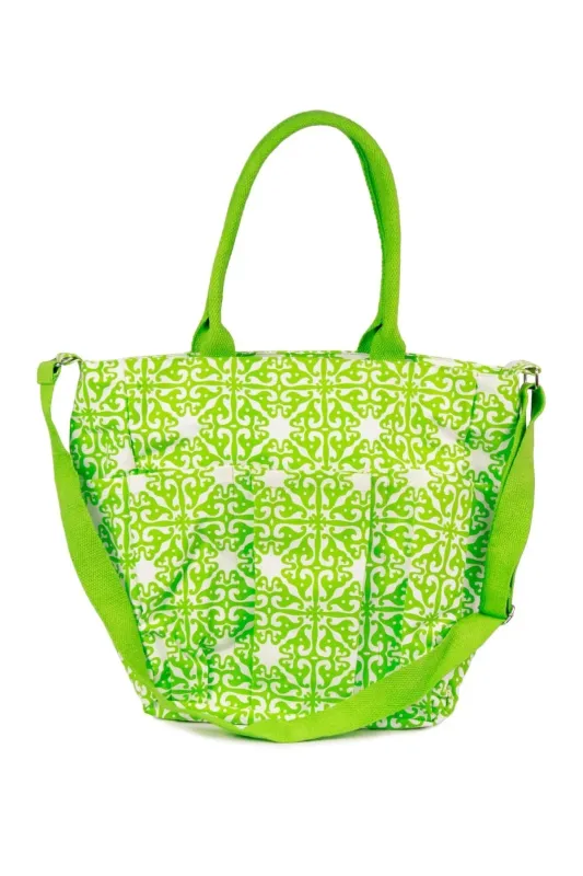 Tile Print Weekender Bag sold by SAACHI