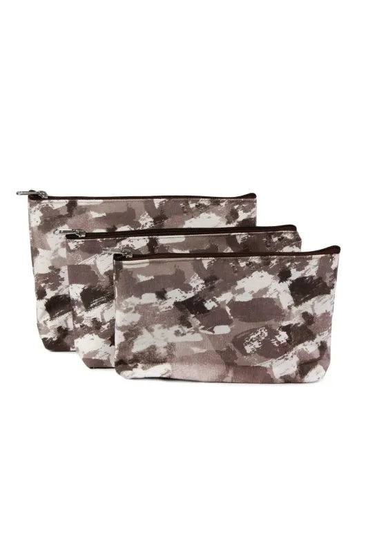 Brushed Cosmetic Bag Set sold by SAACHI