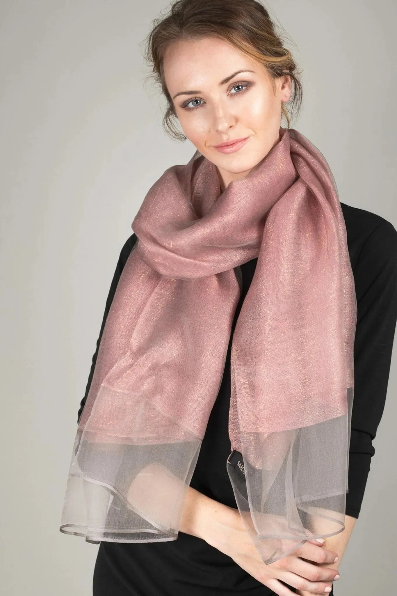 Silk Sparkle Wrap Scarf sold by SAACHI product image thumbnail 3