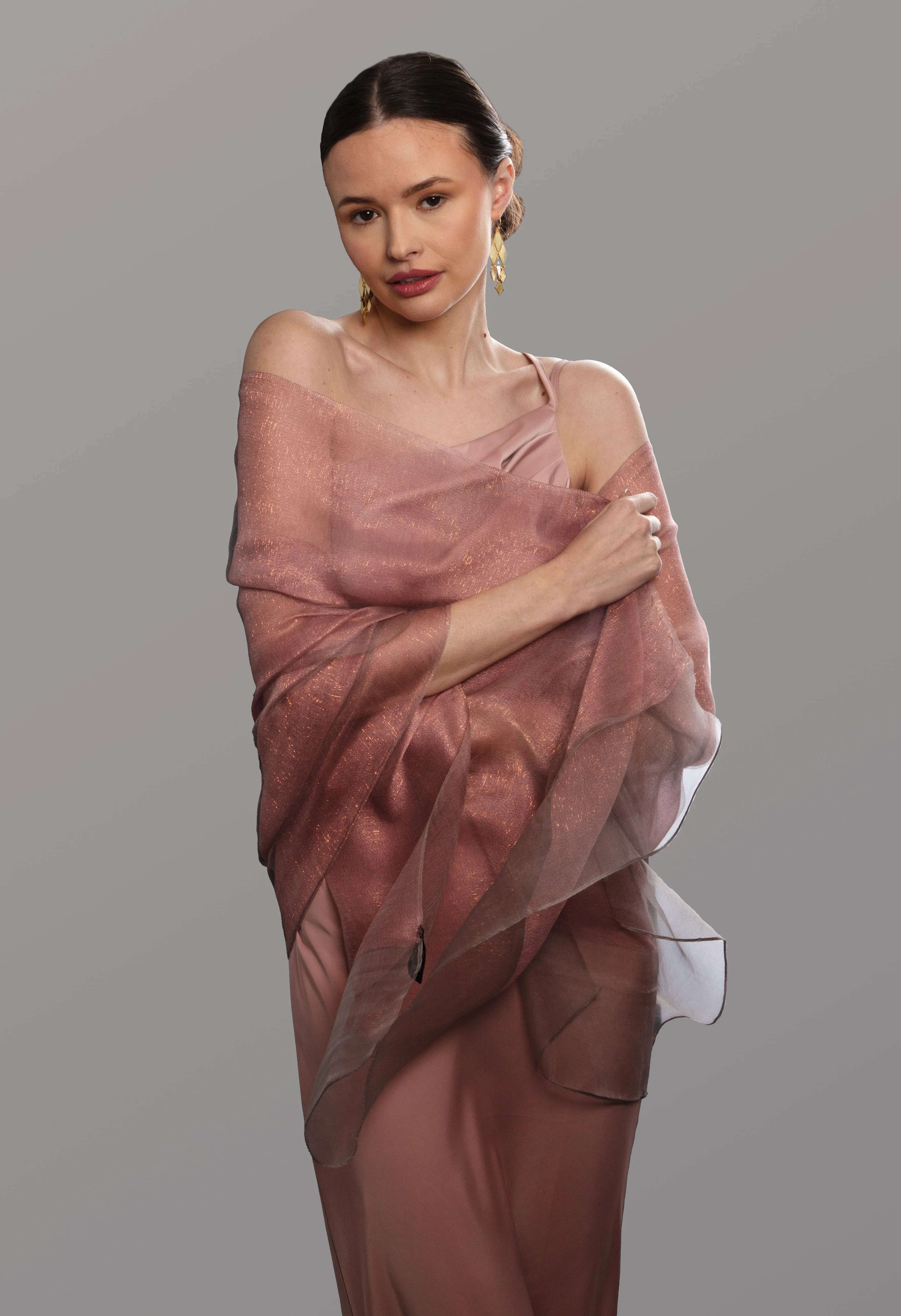 Silk Sparkle Wrap Scarf sold by SAACHI product image thumbnail 2