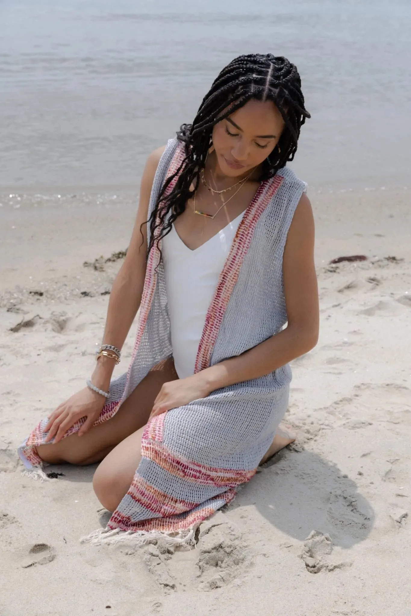 Water Vest with Fringe sold by SAACHI product image thumbnail 4