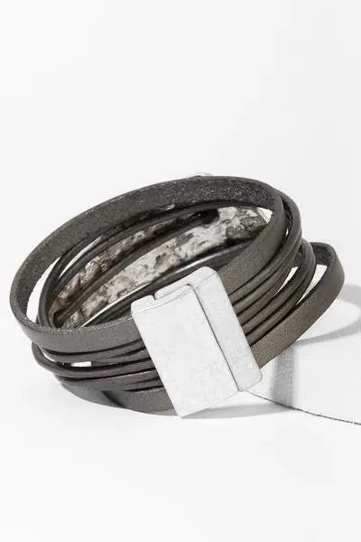 Absolute Zero Leather Bracelet sold by SAACHI product image thumbnail 2