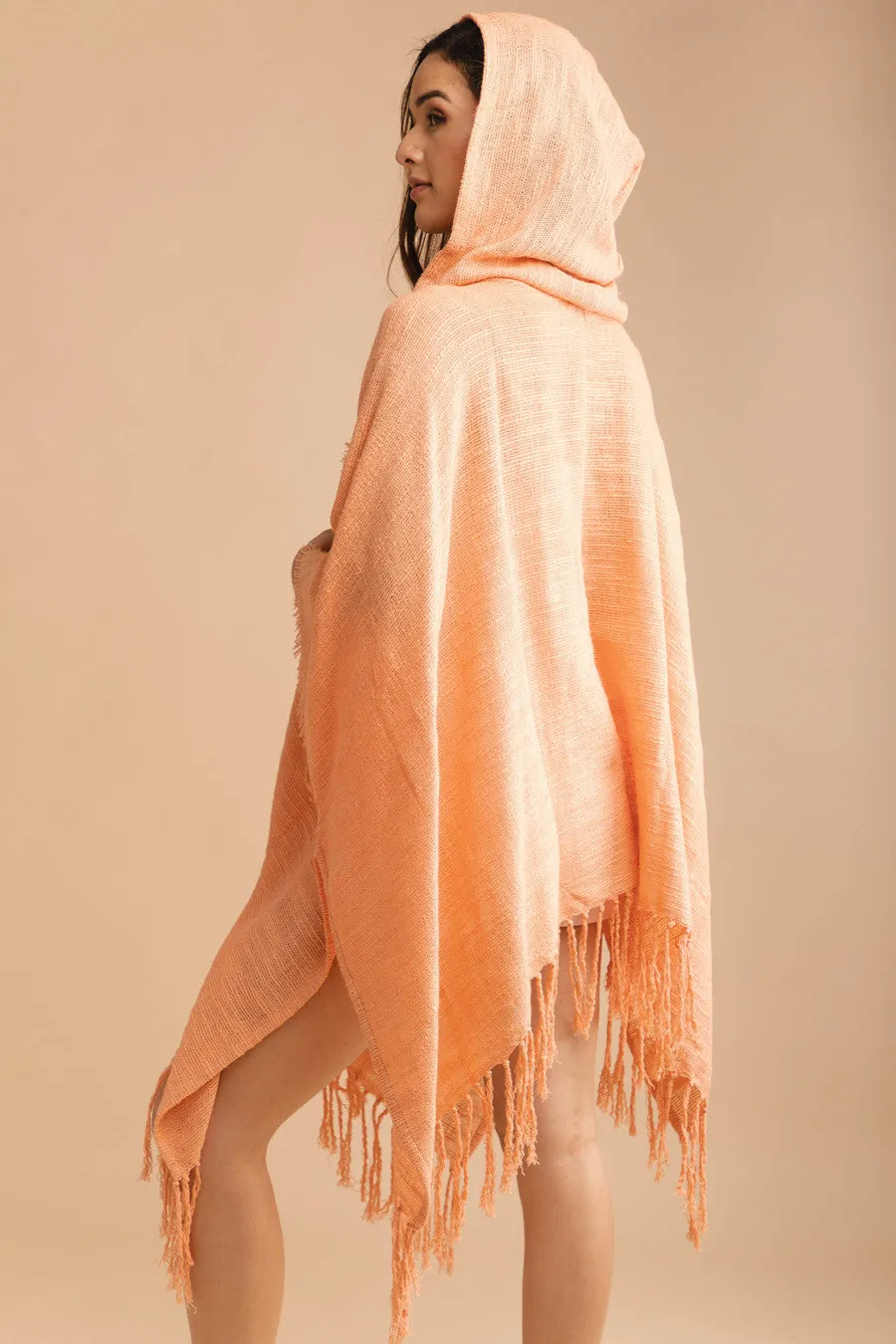 Cotton Fringed Kimono Cover Up sold by SAACHI product image thumbnail 5