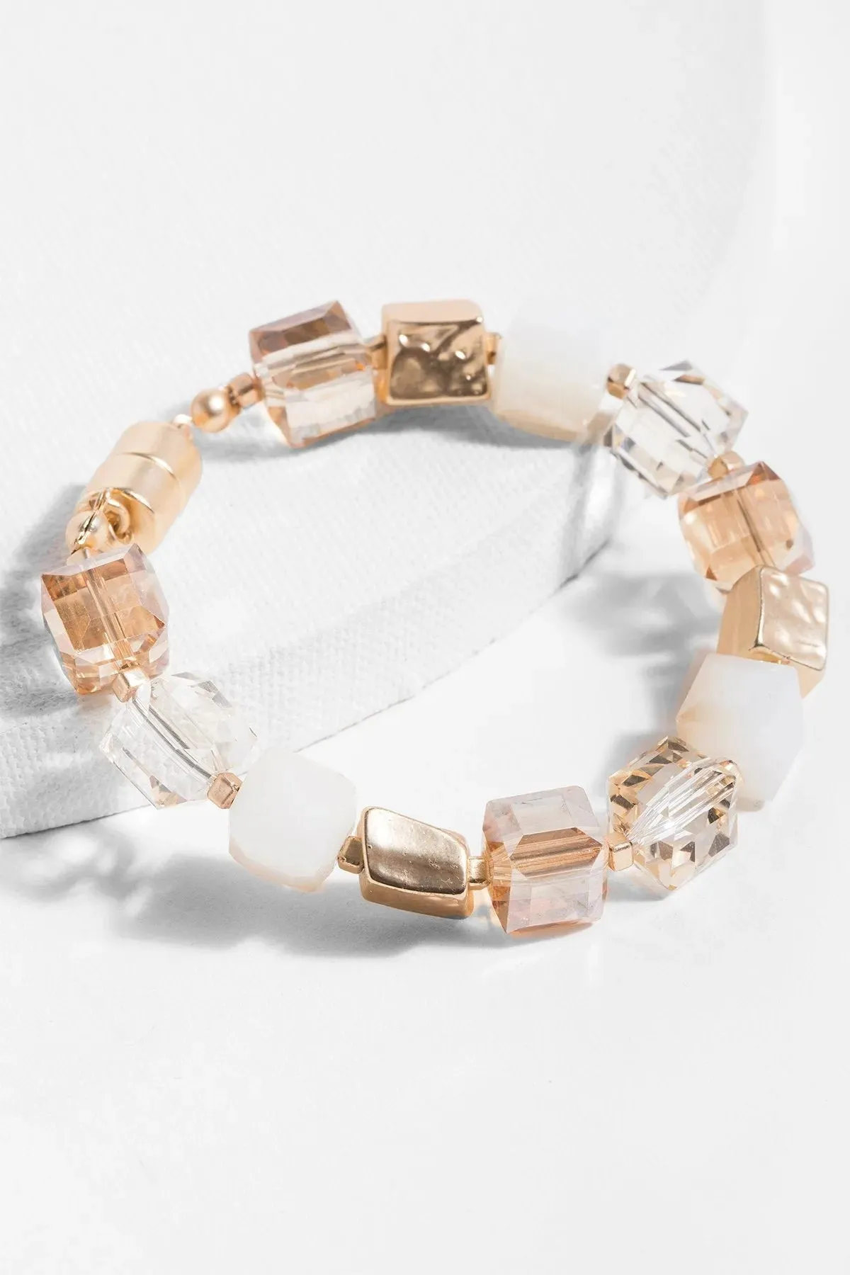 Faceted Bead And Stone Bracelet sold by SAACHI product image thumbnail 2