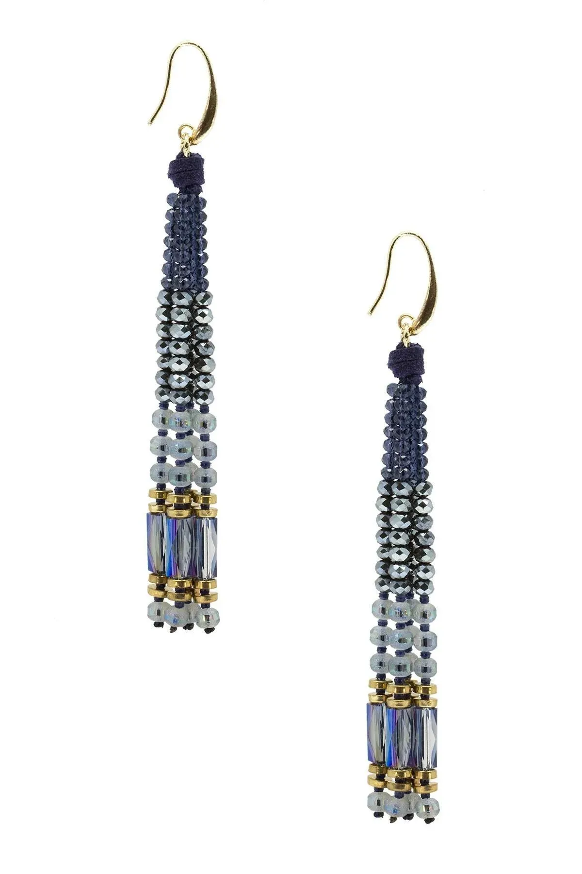 Sangria Beaded Tassel Earring sold by SAACHI product image thumbnail 3