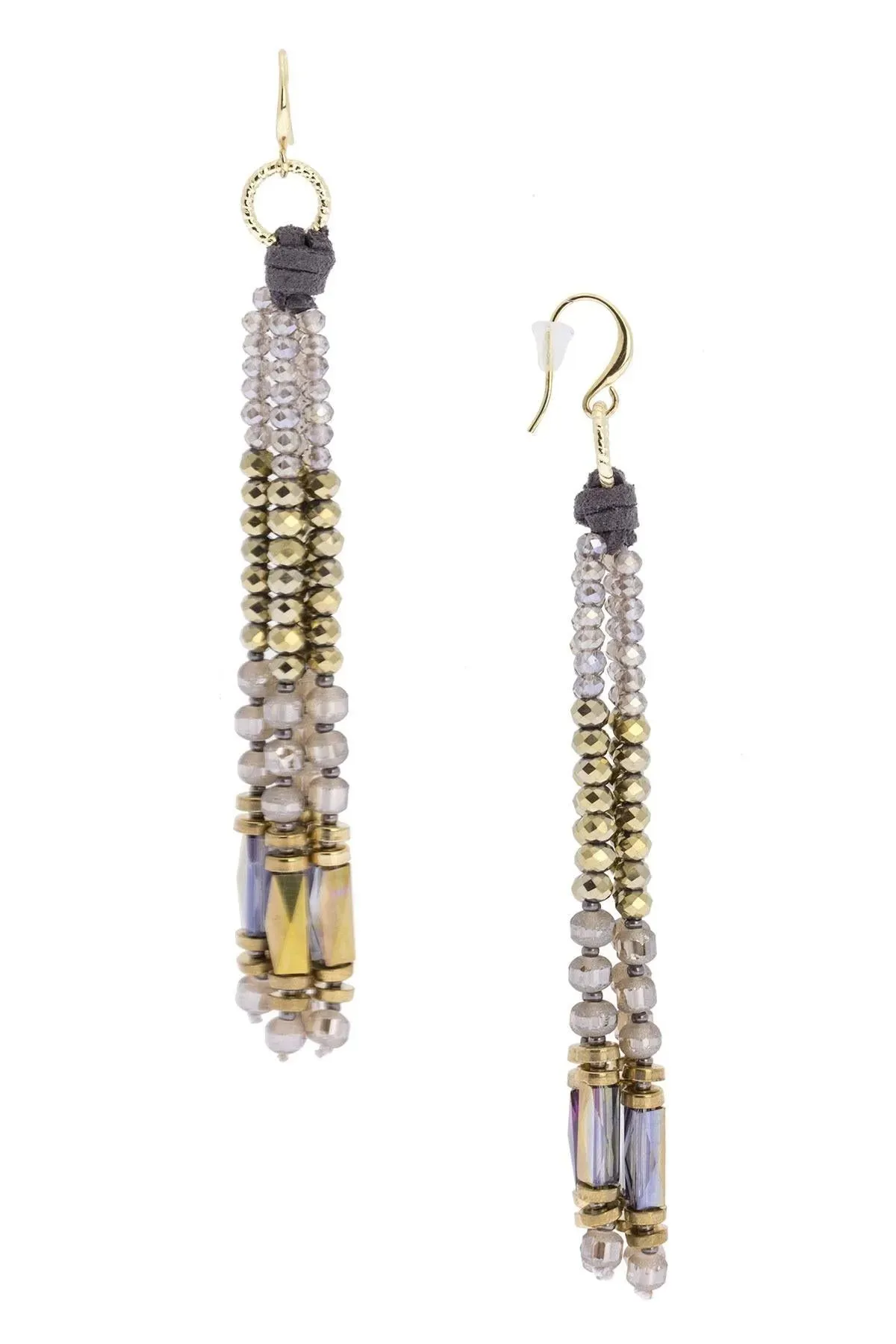Sangria Beaded Tassel Earring sold by SAACHI