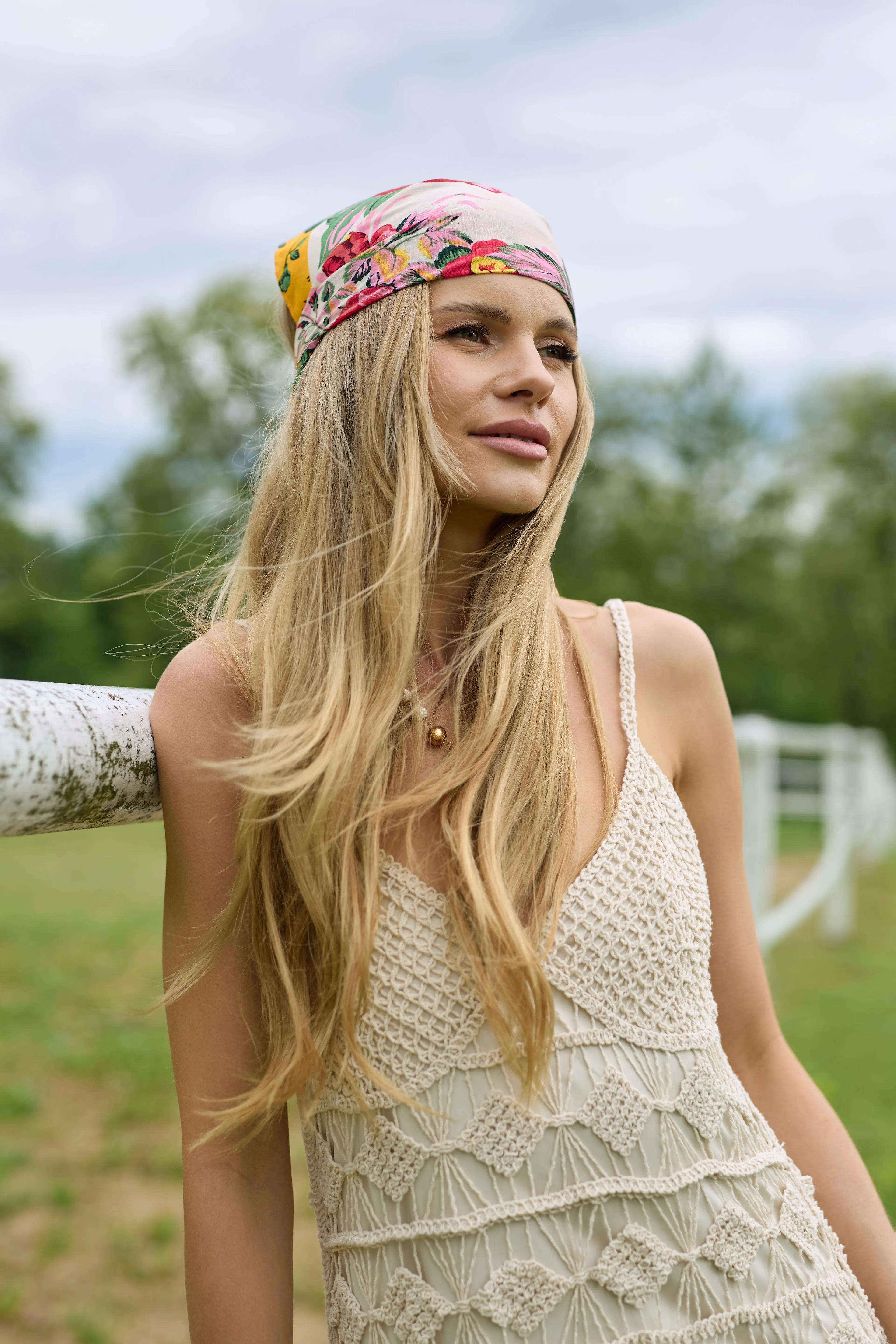 Multi Patterned Floral Bandana sold by SAACHI product image thumbnail 2