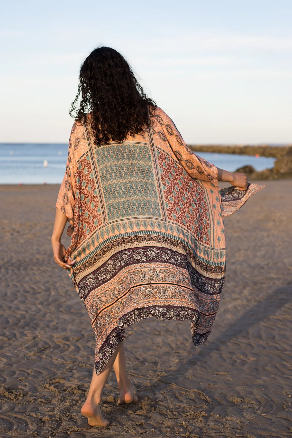 Tropical Block Kimono sold by SAACHI product image thumbnail 5