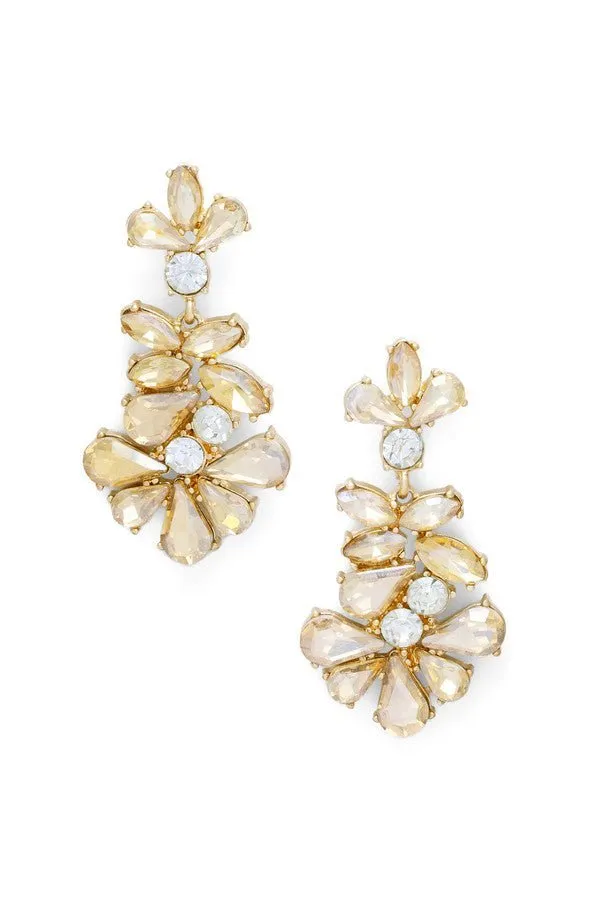 Crystal Chandelier Drop Earrings sold by SAACHI product image thumbnail 3
