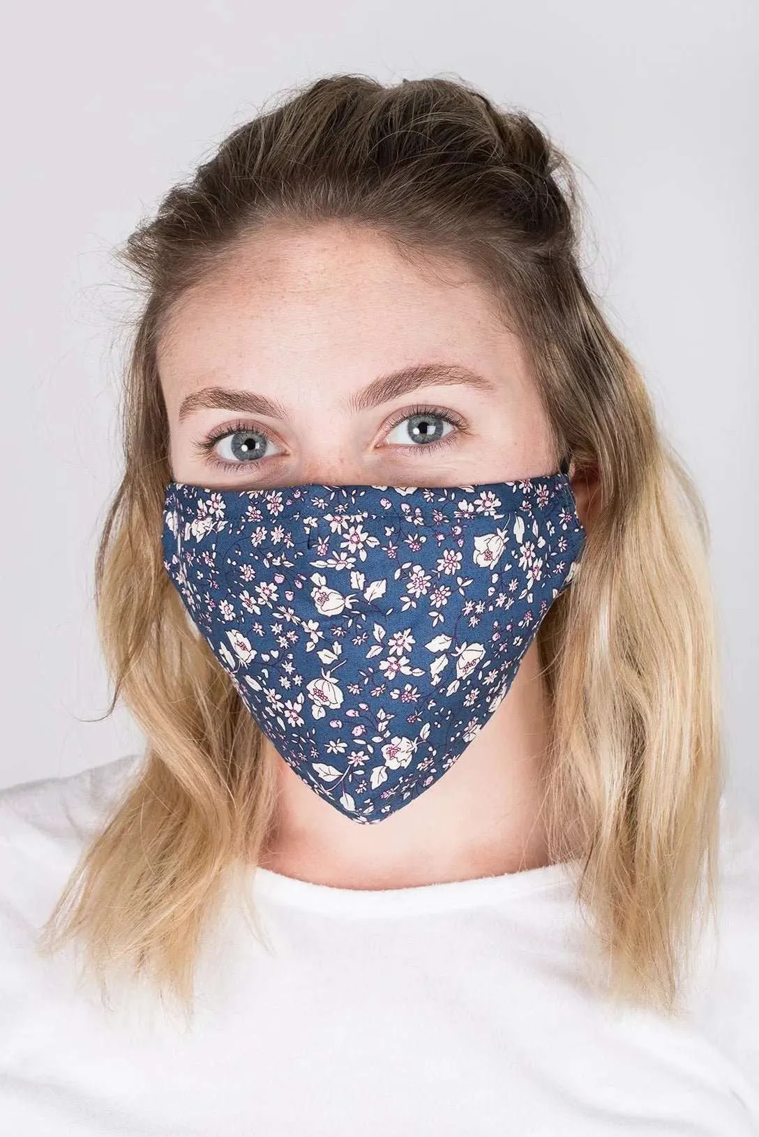 Adjustable Floral Face Mask with Two PM2.5 Filters sold by SAACHI product image thumbnail 5
