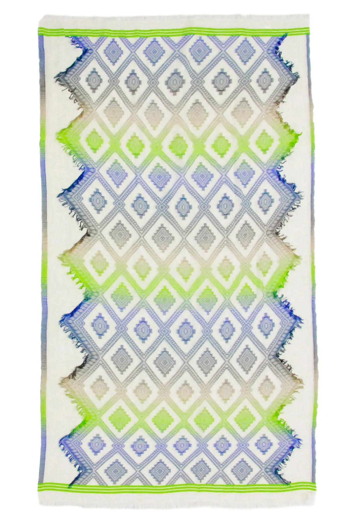 Abstract Tie Dye Diamond Scarf sold by SAACHI product image thumbnail 3