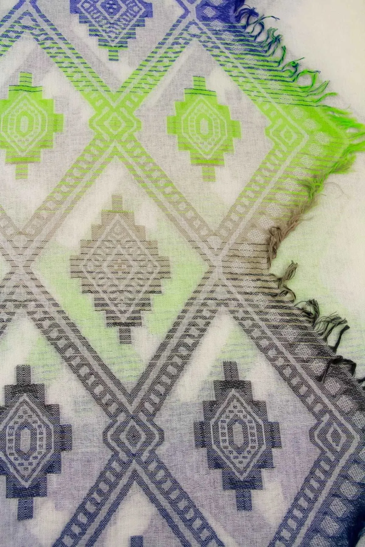 Abstract Tie Dye Diamond Scarf sold by SAACHI product image thumbnail 2