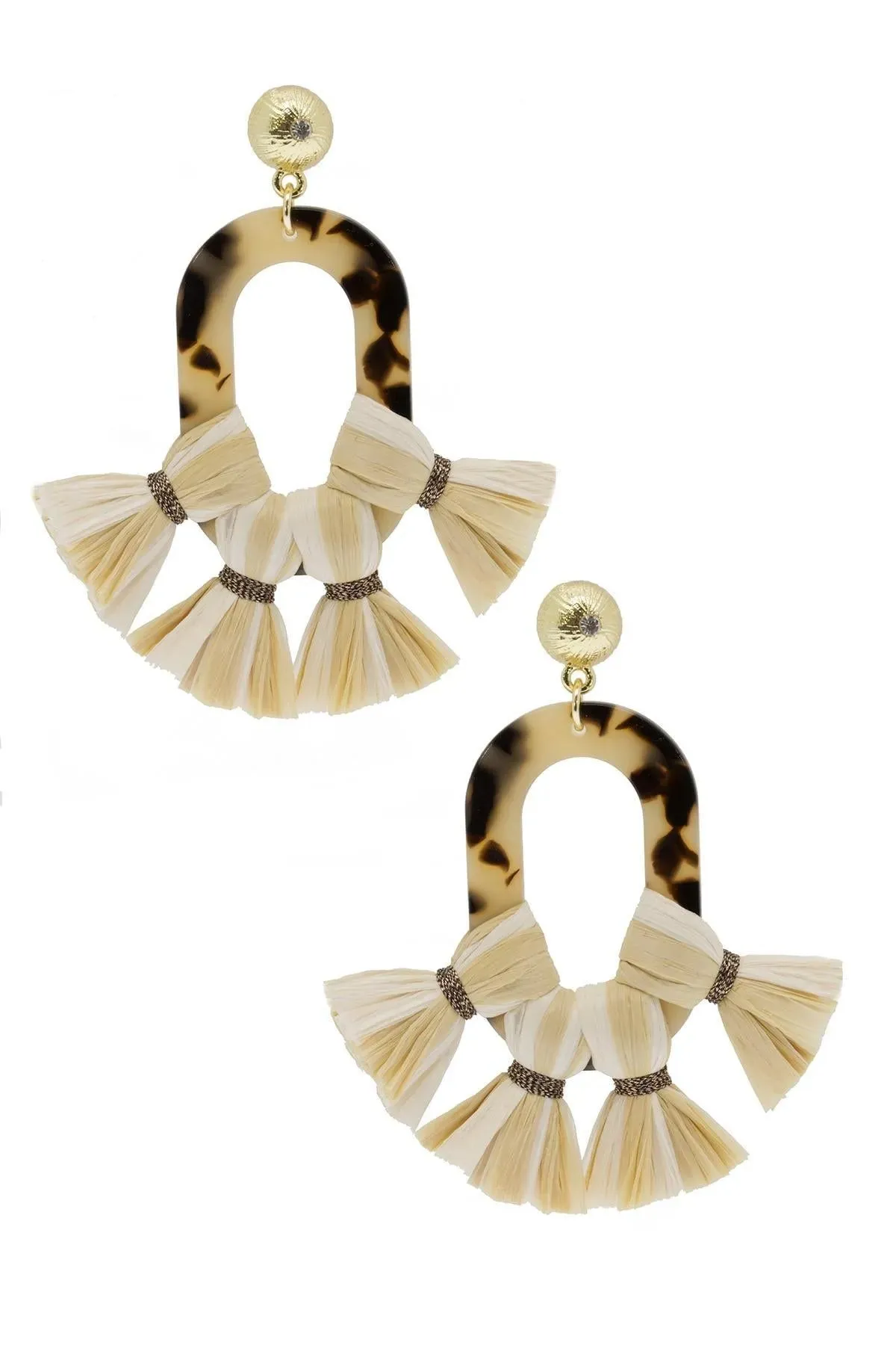 Resin And Multi Tassel Earrings sold by SAACHI product image thumbnail 4