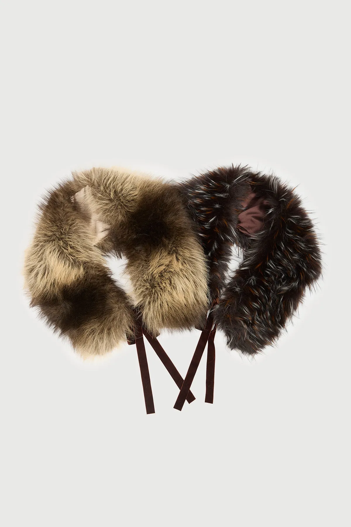 Faux Fur Tie Collar sold by SAACHI product image thumbnail 4