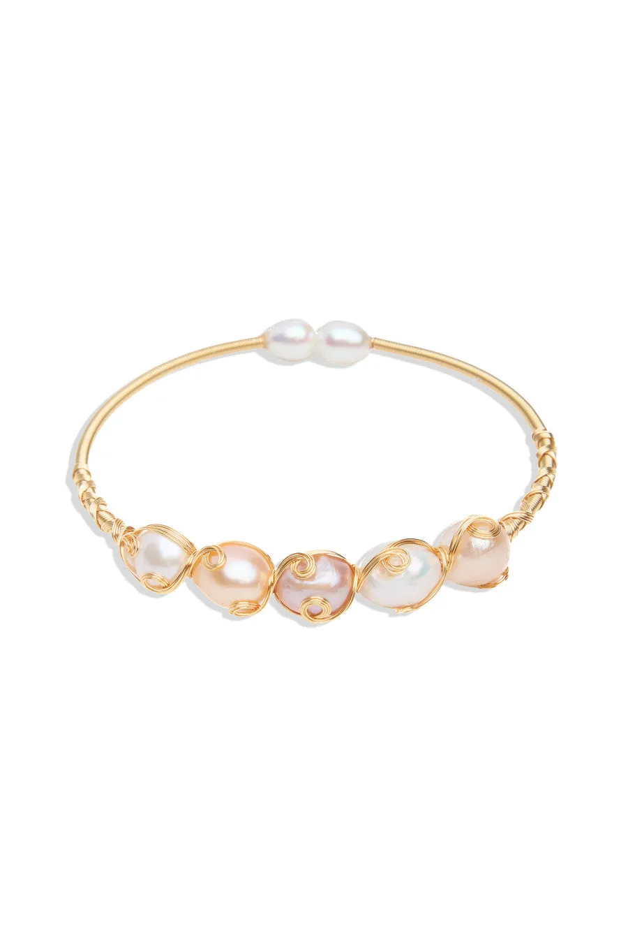 Freshwater Pearl Bracelet Cuff sold by SAACHI product image thumbnail 2
