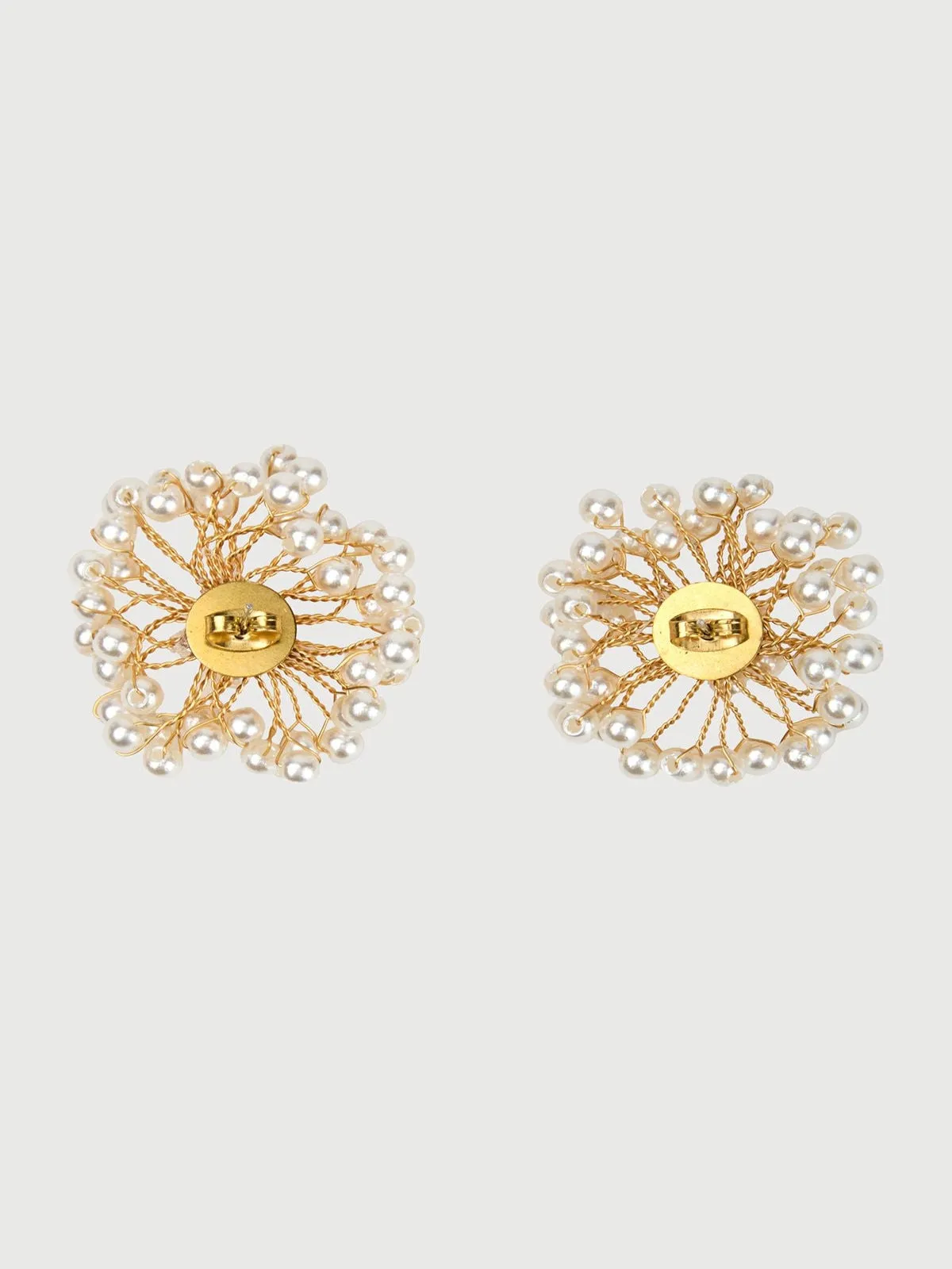 Pearl Webbed Earrings sold by SAACHI product image thumbnail 2