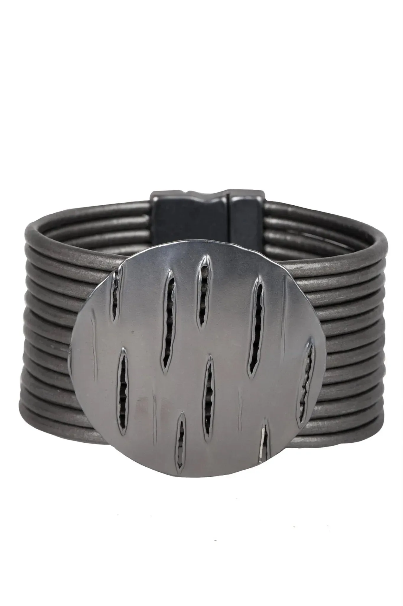 Slash Leather Bracelet sold by SAACHI product image thumbnail 2
