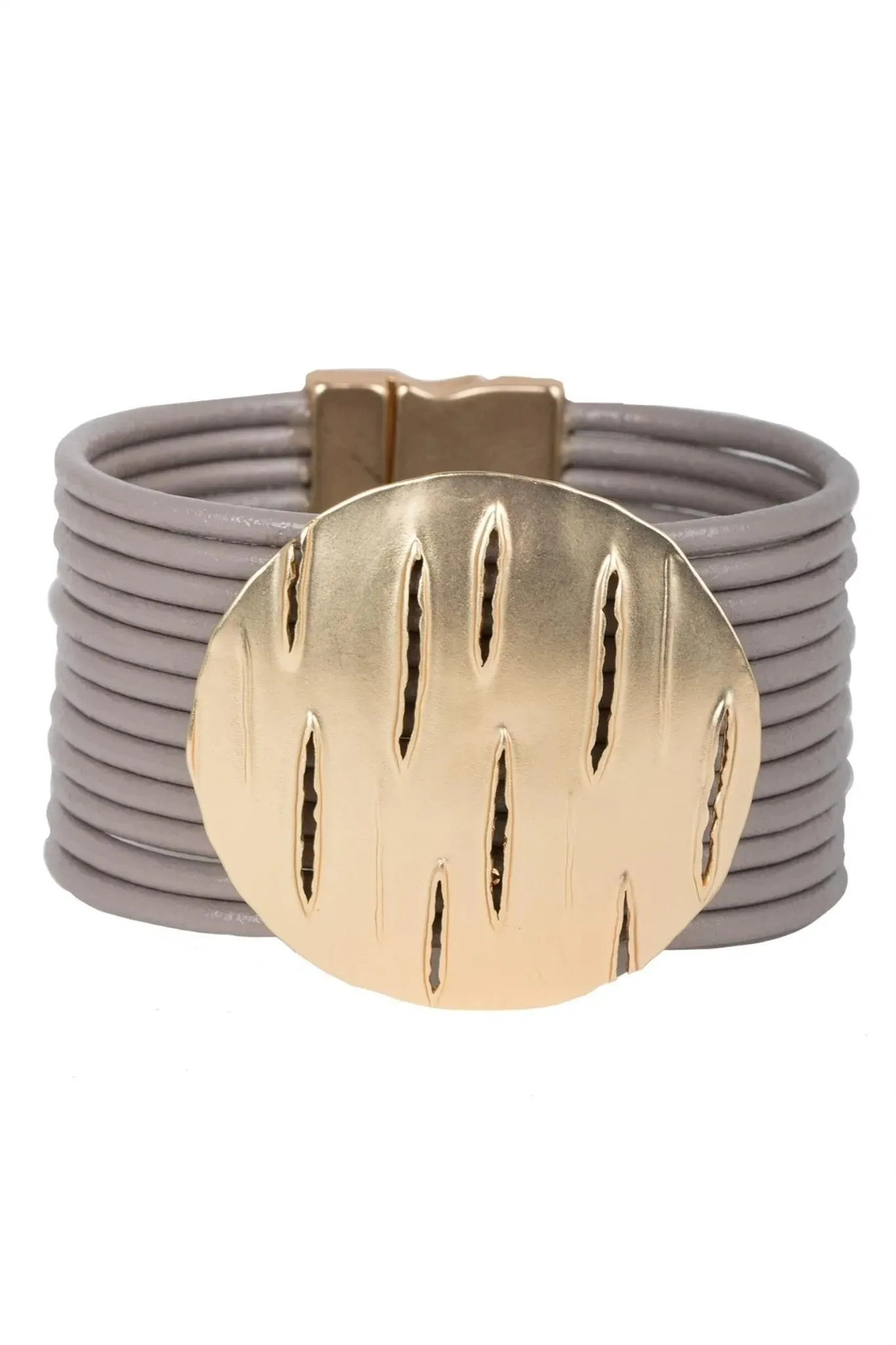 Slash Leather Bracelet sold by SAACHI product image thumbnail 4