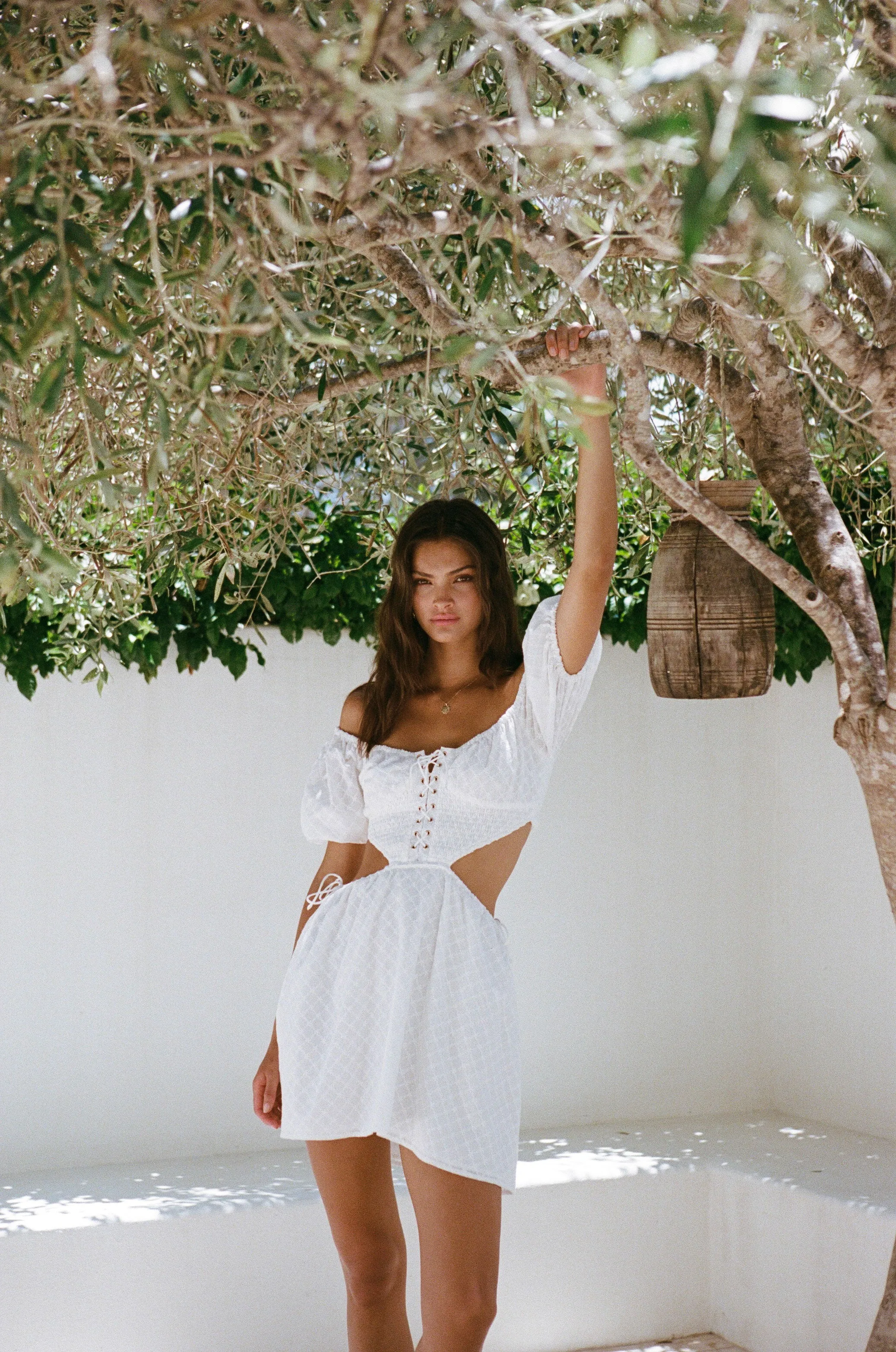 Haven Lace Up Dress sold by Sabo Skirt