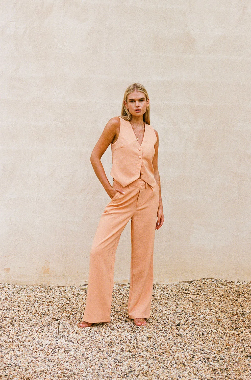 SAMPLE-Remi Pants - Apricot sold by Sabo Skirt product image thumbnail 2