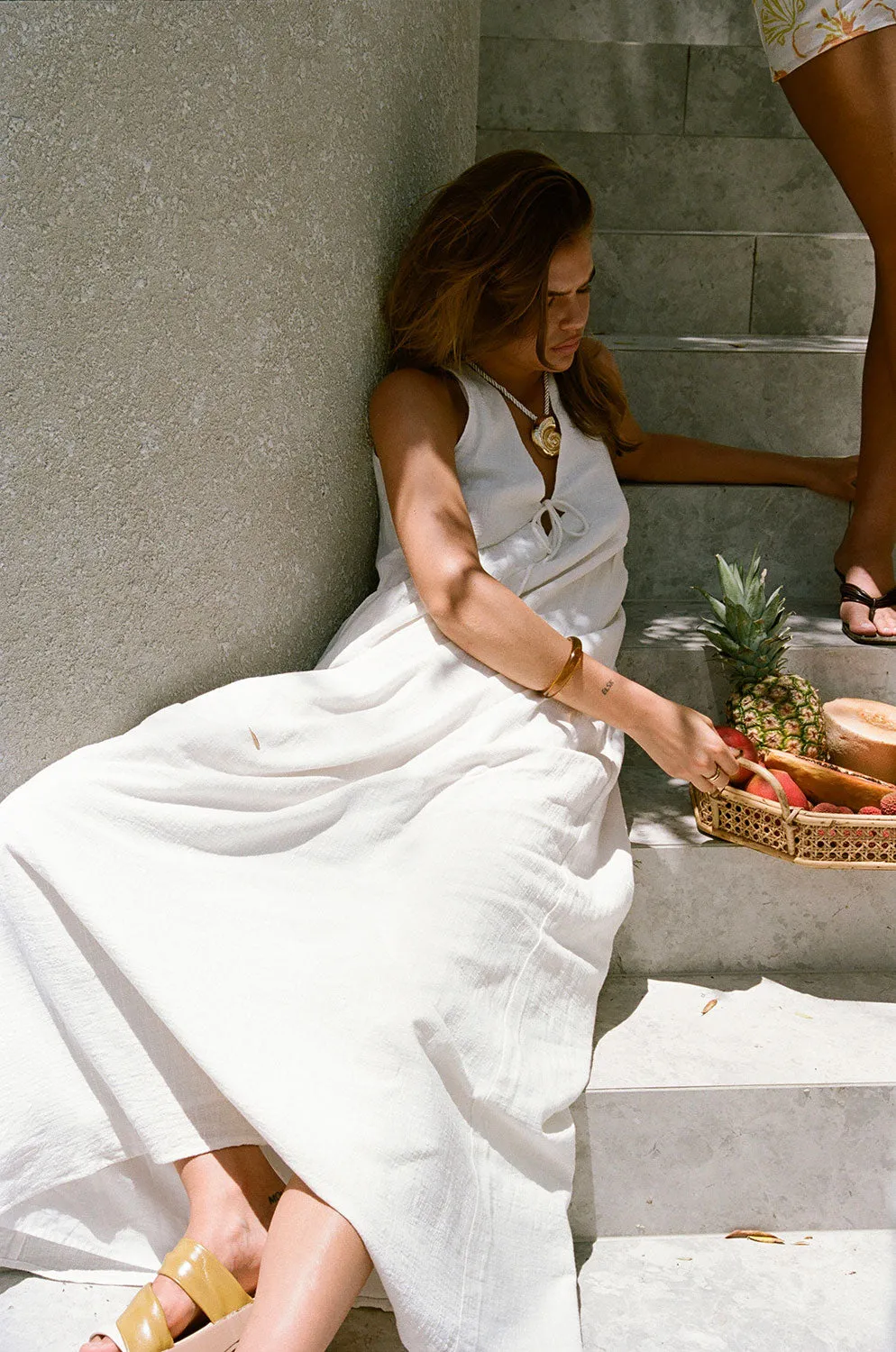 SAMPLE-Hara Dress - White sold by Sabo Skirt product image thumbnail 4