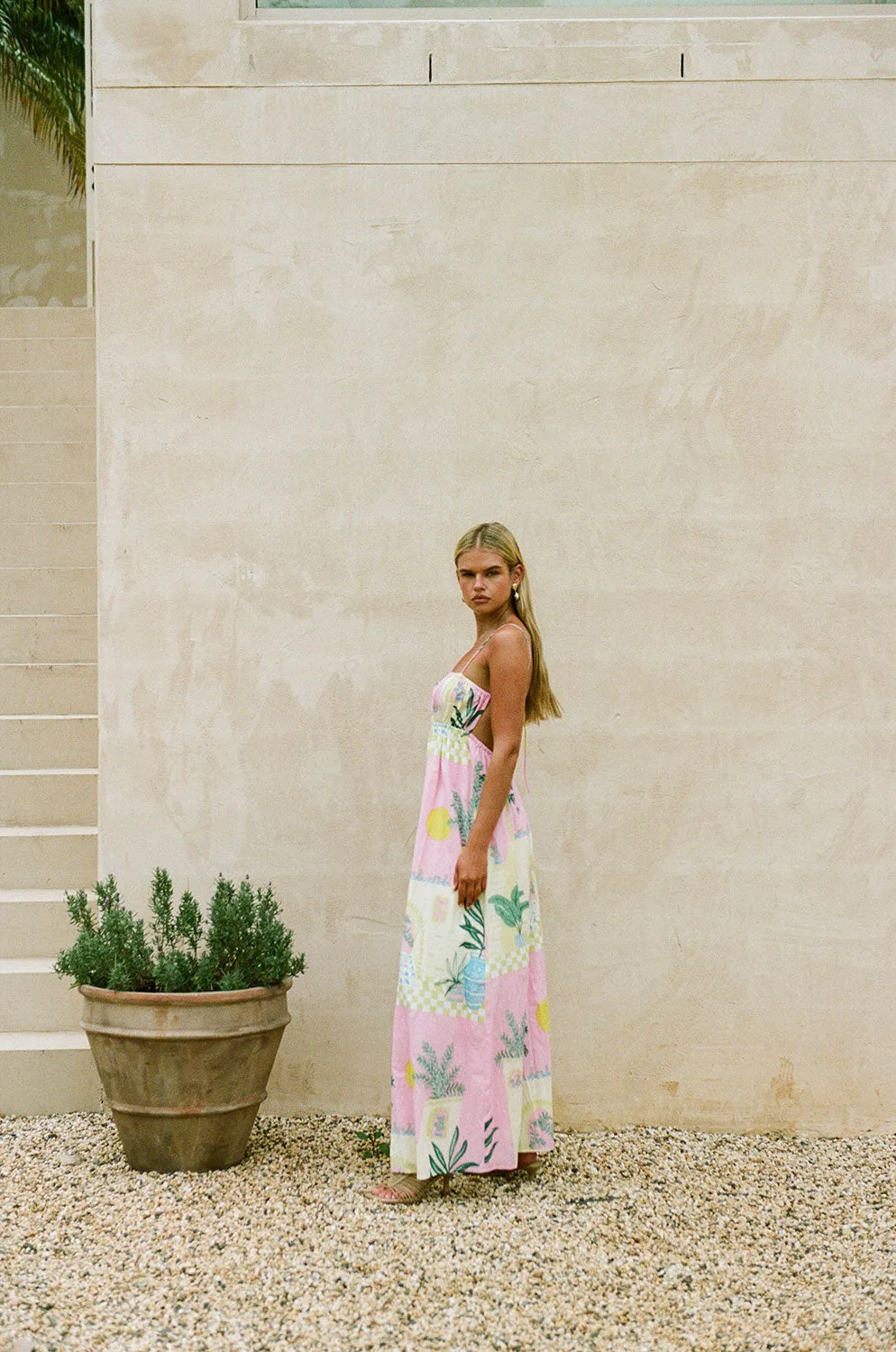 Catie Dress - Vista Pink sold by Sabo Skirt product image thumbnail 5