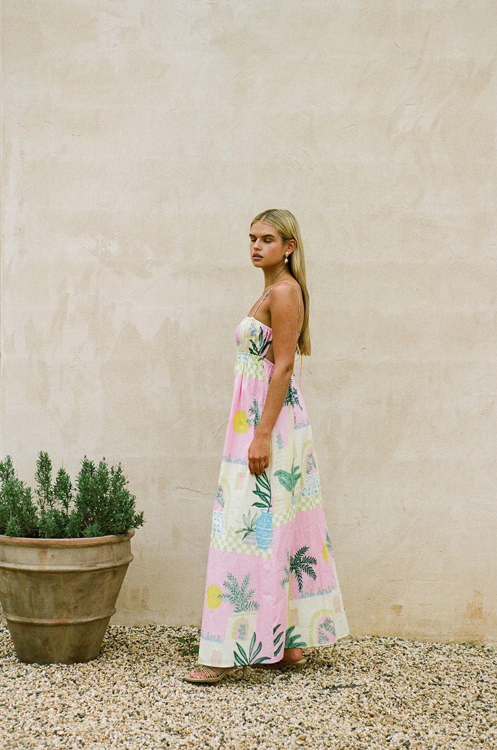 Catie Dress - Vista Pink sold by Sabo Skirt product image thumbnail 2