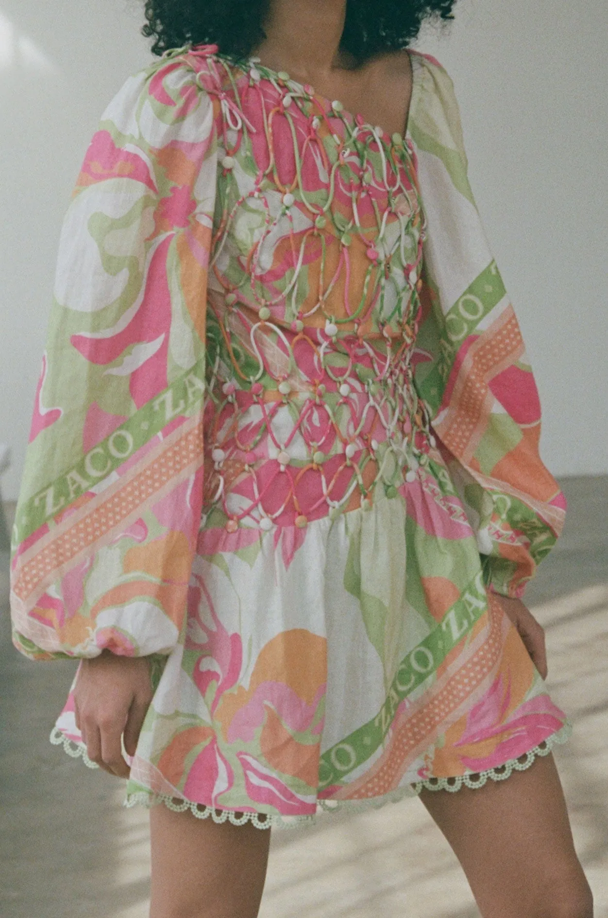 Allegra Lace Up Dress - Calista Spring sold by Sabo Skirt product image thumbnail 4