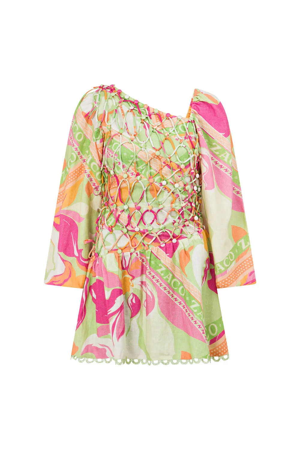 Allegra Lace Up Dress - Calista Spring sold by Sabo Skirt product image thumbnail 2