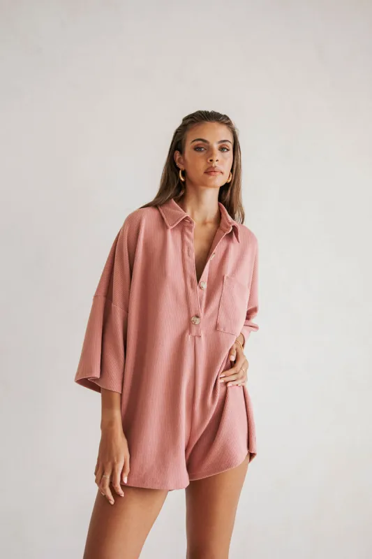 Milena Playsuit - Clay sold by Sabo Skirt