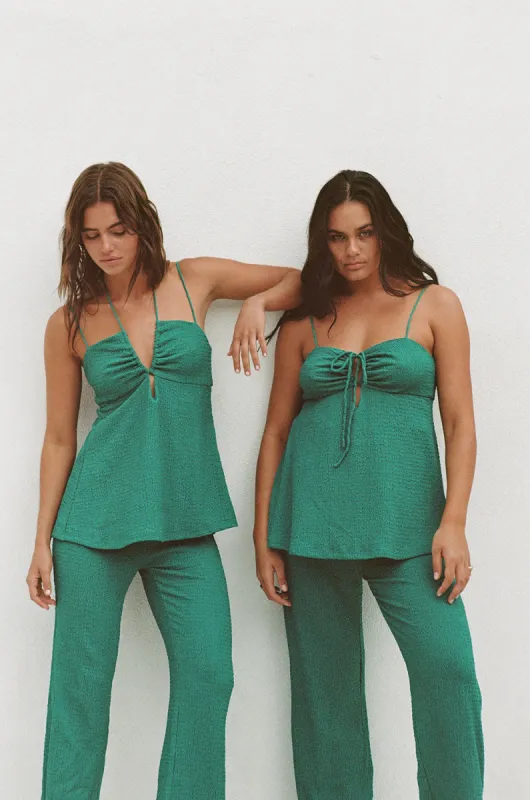 Ashton Jumpsuit - Green sold by Sabo Skirt