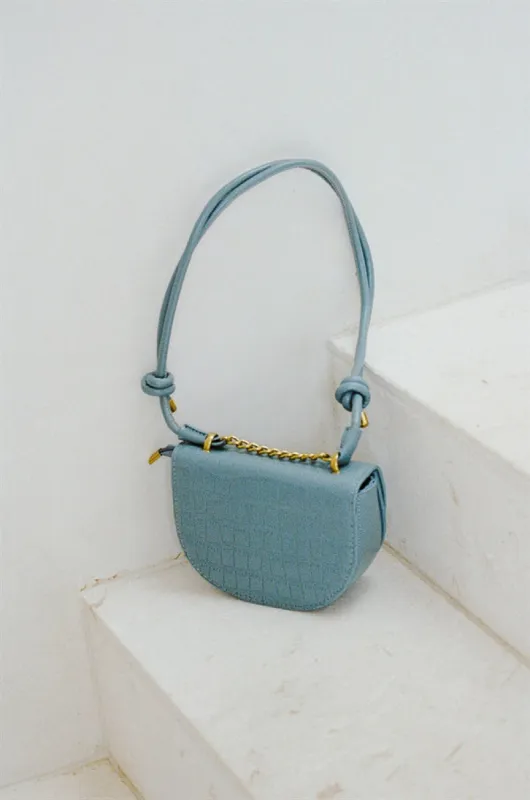 Lima Saddle Bag - Blue sold by Sabo Skirt