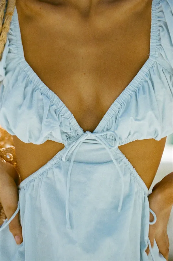 Eilish Dress - Azure sold by Sabo Skirt product image thumbnail 2