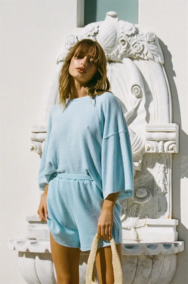 Wanderer Tee - Azure sold by Sabo Skirt product image thumbnail 4