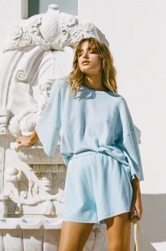 Wanderer Tee - Azure sold by Sabo Skirt