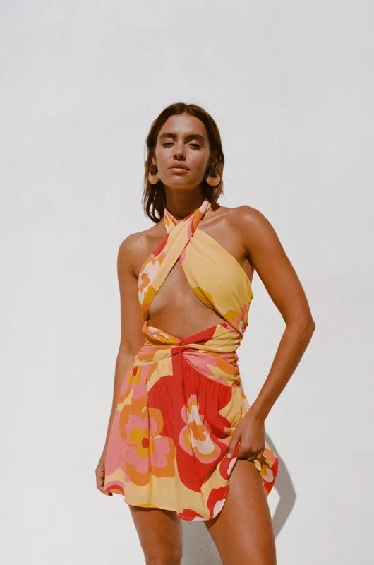 SAMPLE-Amina Halter Dress sold by Sabo Skirt