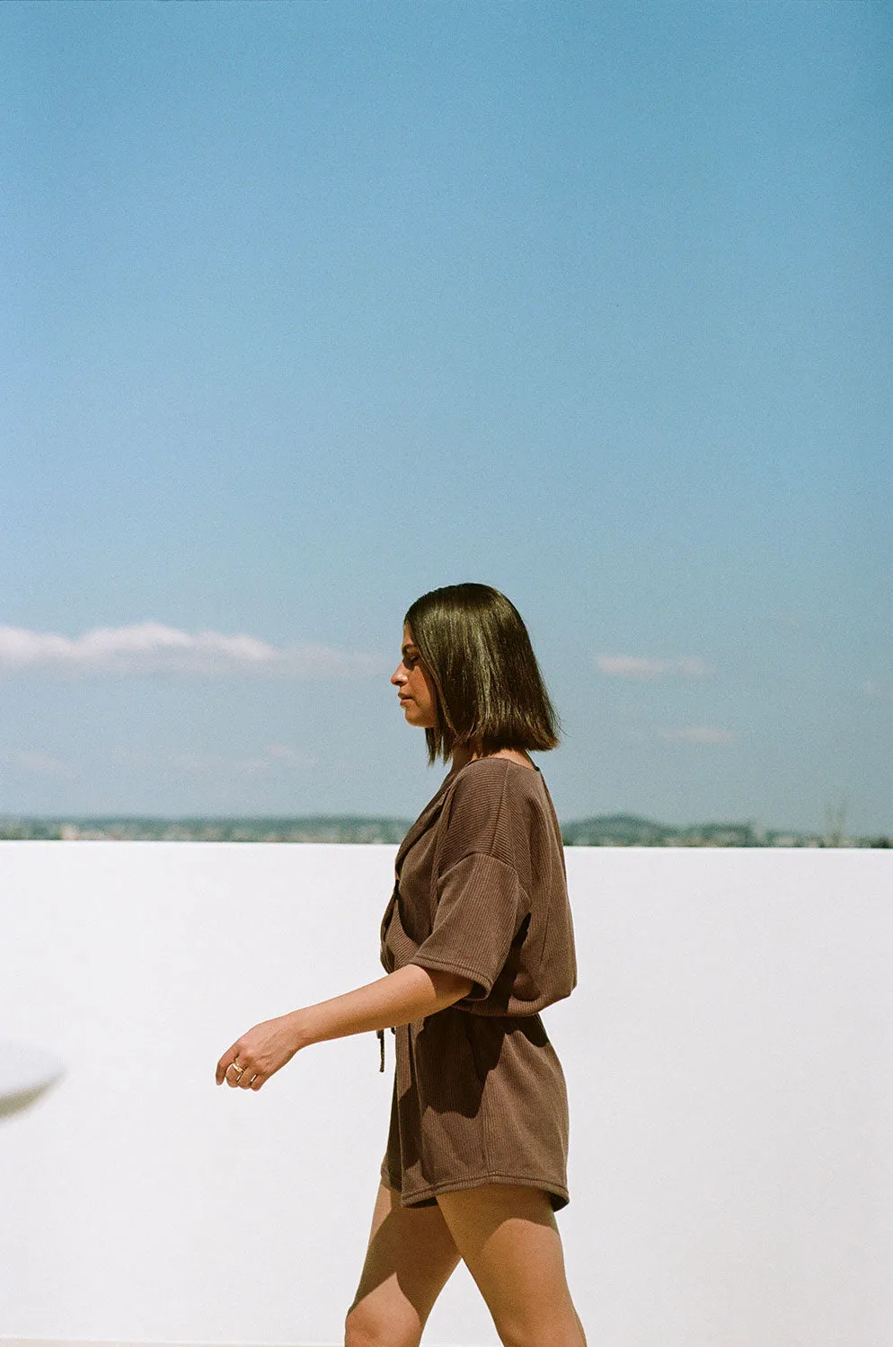 SAMPLE-Juniper Playsuit - Chocolate sold by Sabo Skirt product image thumbnail 5