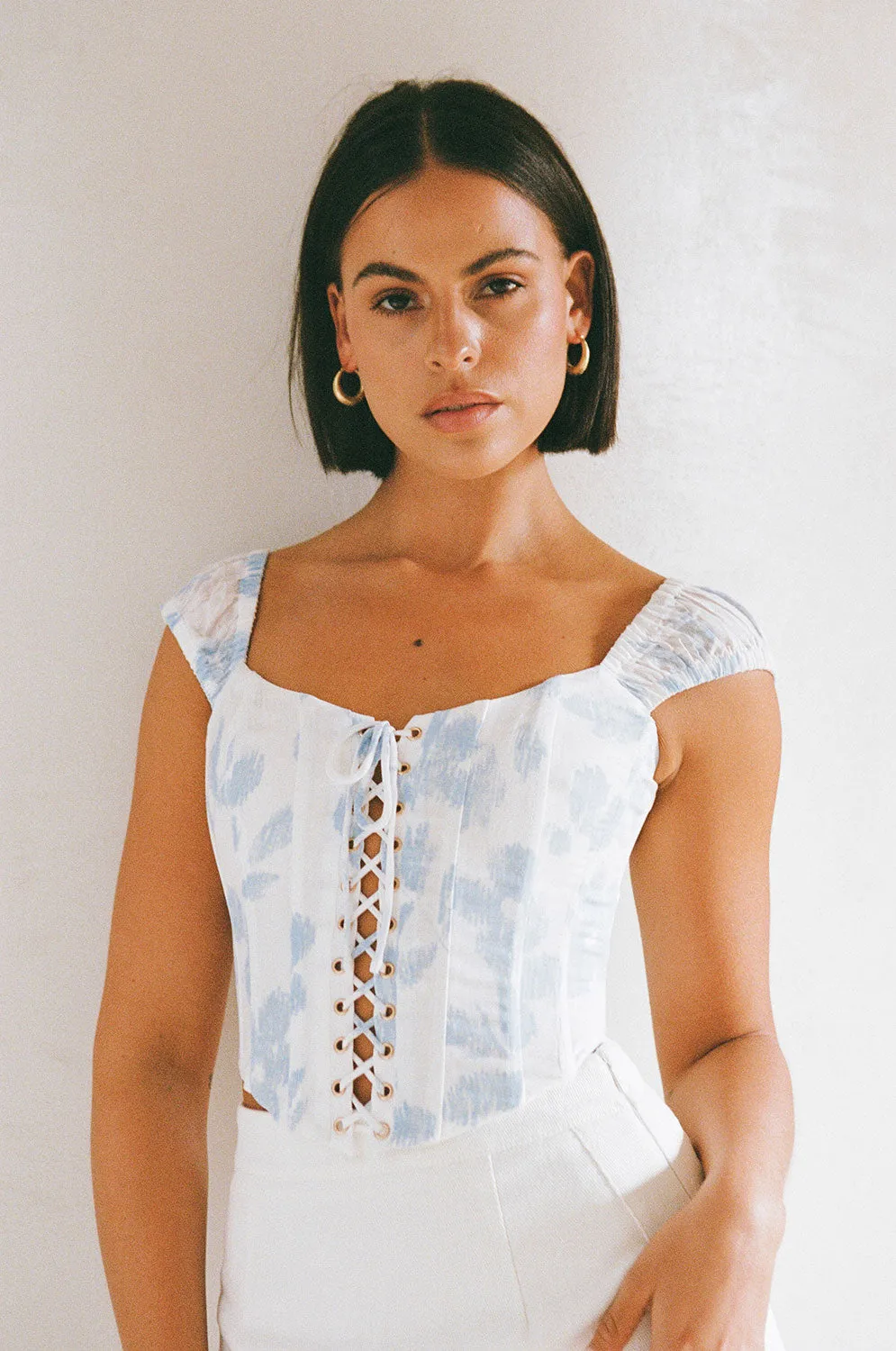 Shae Top - Honey Floral sold by Sabo Skirt