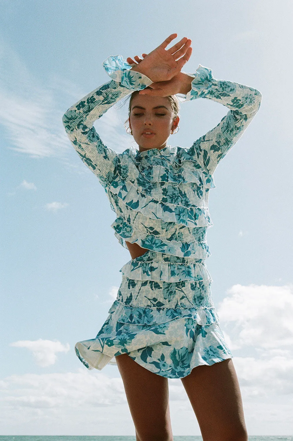 Rozalia Frill Dress sold by Sabo Skirt