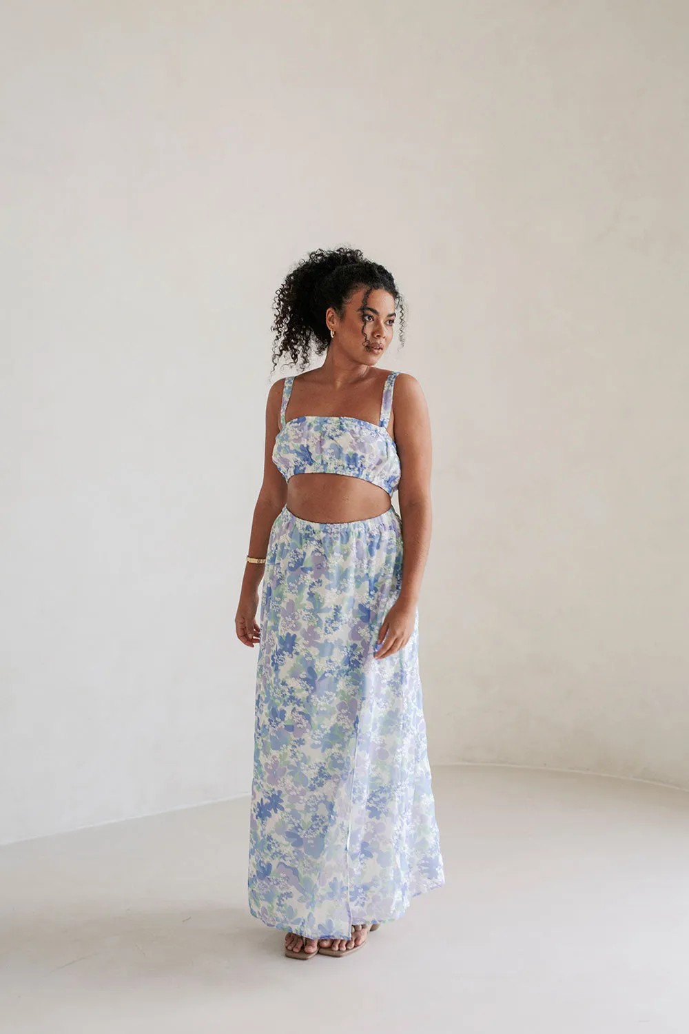 Venesa Skirt - Juniper Floral sold by Sabo Skirt product image thumbnail 4