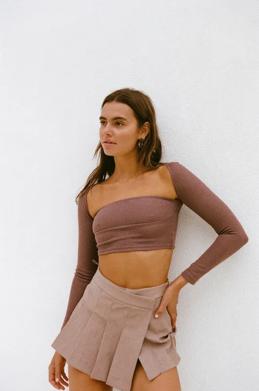 Echo Top - Chocolate sold by Sabo Skirt