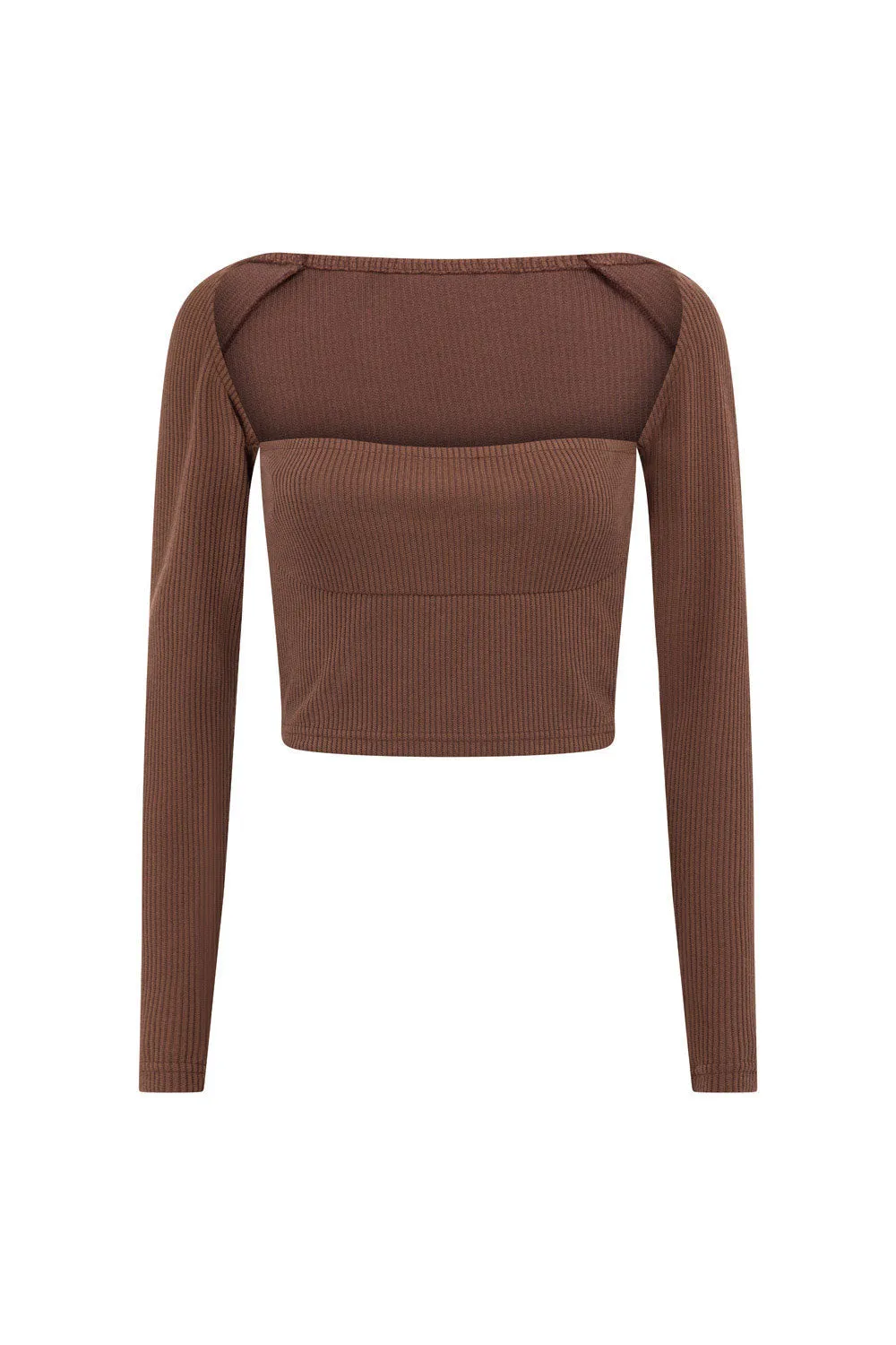 Echo Top - Chocolate sold by Sabo Skirt product image thumbnail 5