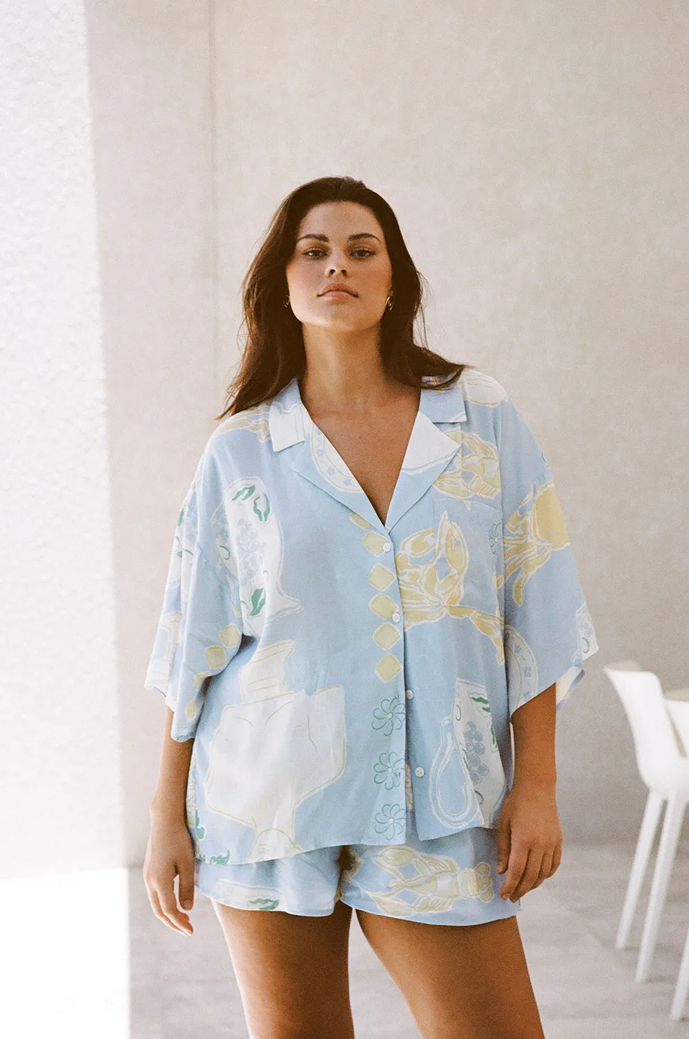 SAMPLE-Thessy Top - Ciao Blue sold by Sabo Skirt product image thumbnail 2