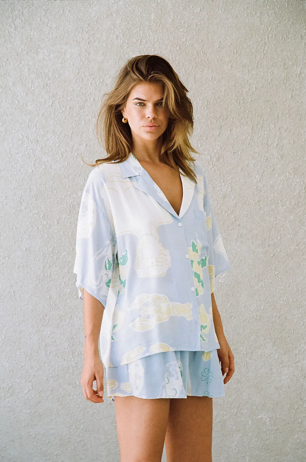 SAMPLE-Thessy Top - Ciao Blue sold by Sabo Skirt product image thumbnail 5