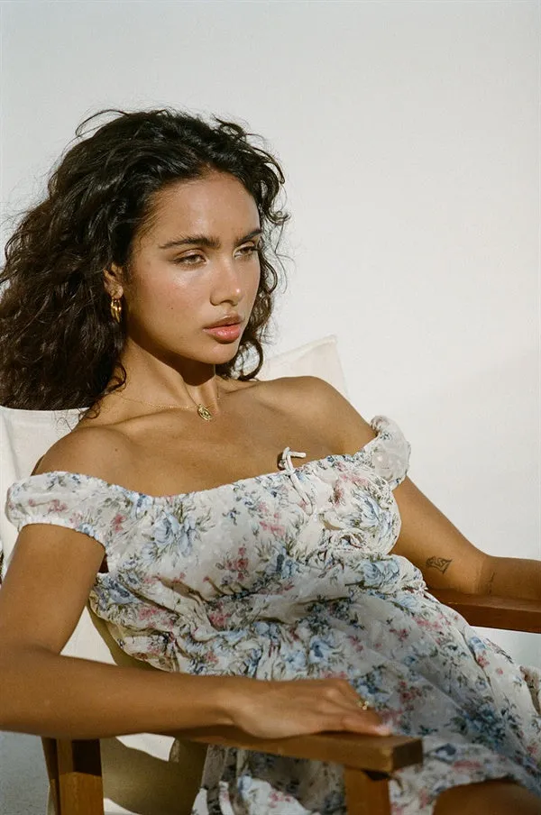 Izobel Dress - Floral (Petite) sold by Sabo Skirt product image thumbnail 4