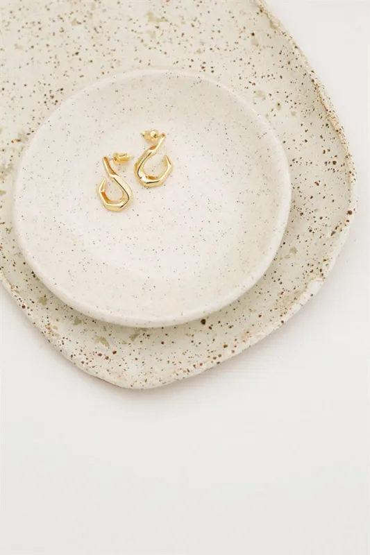 Geo Hook Earrings sold by Sabo Skirt